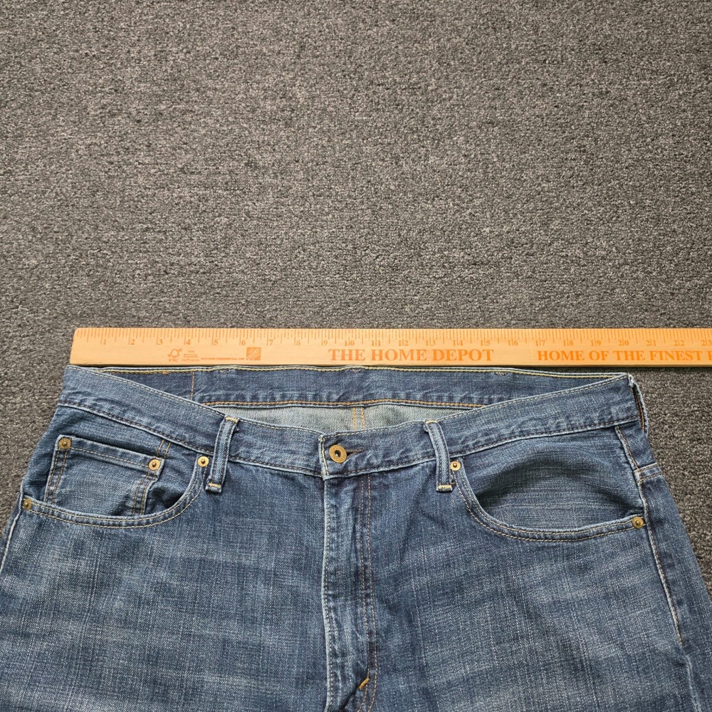 Levi's 559 Relaxed Straight Blue Jeans Mens 38x32 Medium Wash Denim Casual Work - Picture 6 of 9